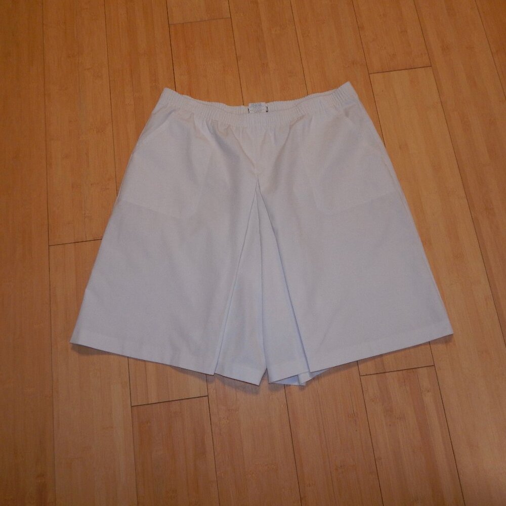 Napa Valley Plus Size 16W White Shorts Skirt Vintage Golf Skort VTG